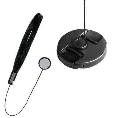 Lens Cap Center Pinch (52mm) + Lens Cap Holder Compatible with Canon EOS 20D
