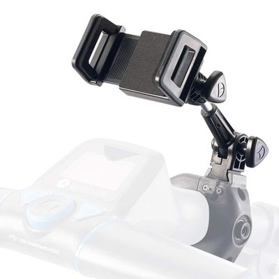 Motocaddy Device Craddle - Golf Cart Phone Holder - Fits Most Phones and GPS Units - Landscape and Portrait Rotation Ready, Adjustable Angles, Durable (Black)