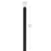 Kichler 12" Accessory Stem Downrod Extension Rod, Anvil Iron view 2