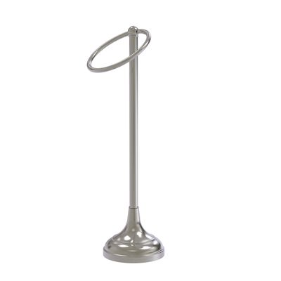 Allied Brass TR-10 Vanity Top 1 Ring Guest Towel Holder, Satin Nickel
