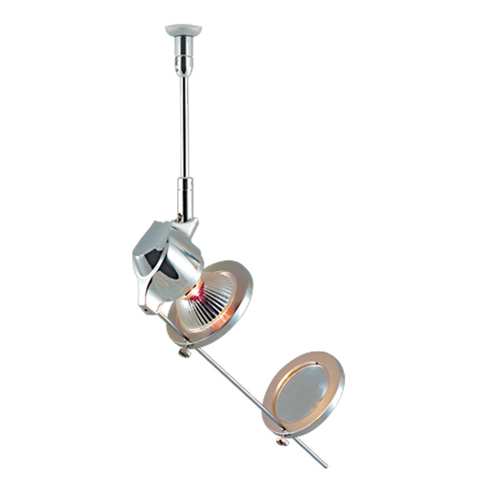 Jesco Lighting QAS110X3-SN Chloe Quick Adapt Low Voltage Spot Light, 3-Inch Stem, Satin Nickel Finish