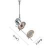 Jesco Lighting QAS110X6-CH Chloe Quick Adapt Low Voltage Spot Light, 6-Inch Stem, Chrome Finish view 2