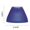 Jesco Lighting QASA112SN Step Cone Metal Shade for Quick Adapt Spot Light, Satin Nickel Finish view 2