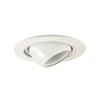 Jesco Lighting TM405WH 4-Inch Aperture Low Voltage Trim Recessed Light, Adjustable Eyeball with Step Baffle, White Finish view 1