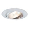 Jesco Lighting TM604WH 6-Inch Aperture Line Voltage Trim Recessed Light, Adjustable Gimbal Ring, White Finish view 4