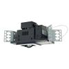 Jesco Lighting MG1650-1EWB Modulinear Directional Lighting for New Construction, Double Gimbal 50W MR16 1-Light Linear, Black Interior with White Trim view 1