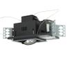 Jesco Lighting MGA175-1ESB Modulinear Directional Lighting for New Construction, Double Gimbal AR111 1-Light Linear, Black Interior with Silver Trim view 2