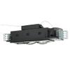 Jesco Lighting MGA175-3ESB Modulinear Directional Lighting for New Construction, Double Gimbal AR111 3-Light Linear, Black Interior with Silver Trim view 1