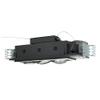 Jesco Lighting MGA175-3EWB Modulinear Directional Lighting for New Construction, Double Gimbal AR111 3-Light Linear, Black Interior with White Trim view 2