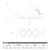 Jesco Lighting MGA175-3EWB Modulinear Directional Lighting for New Construction, Double Gimbal AR111 3-Light Linear, Black Interior with White Trim view 3