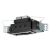 Jesco Lighting MGMH2039-2EWB Modulinear Directional Lighting for New Construction, Double Gimbal Metal Halide 39W PAR20 2-Light Linear, Black Interior with White Trim view 1