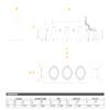 Jesco Lighting MGMH2039-3EWB Modulinear Directional Lighting for New Construction, Double Gimbal Metal Halide 39W PAR20 3-Light Linear, Black Interior with White Trim view 2