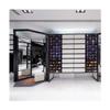 Jesco Lighting MGP30-5LWB Modulinear Directional Lighting for New Construction, Double Gimbal PAR30 5-Light L-Corner, Black Interior with White Trim view 3