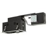 Jesco Lighting MGR1650-2ESB Modulinear Directional Lighting for Remodeling, Double Gimbal 50W MR16 2-Light Linear, Black Interior with Silver Trim view 1