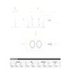 Jesco Lighting MGR1650-2EWB Modulinear Directional Lighting for Remodeling, Double Gimbal 50W MR16 2-Light Linear, Black Interior with White Trim view 2