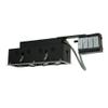 Jesco Lighting MGR1650-4EWB Modulinear Directional Lighting for Remodeling, Double Gimbal 50W MR16 4-Light Linear, Black Interior with White Trim view 1