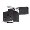 Jesco Lighting MGRP38-1SB Modulinear Directional Lighting for Remodeling, Double Gimbal PAR38 1-Light Linear, Black Interior with Silver Trim view 1