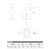 Jesco Lighting MGRP38-1SB Modulinear Directional Lighting for Remodeling, Double Gimbal PAR38 1-Light Linear, Black Interior with Silver Trim view 2