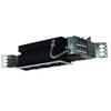 Jesco Lighting MMG1650-4EWB Mini Modulinear Directional Lighting for New Construction, 50W MR16 4-Light Linear, Black Interior with White Trim view 1