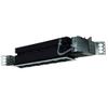 Jesco Lighting MMG1650-6EWB Mini Modulinear Directional Lighting For New Construction, 50W MR16 6-Light Linear, Black Interior With White Trim view 1