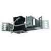 Jesco Lighting MMGMH1639-1ESS Mini Modulinear Directional Lighting for New Construction, Metal Halide 39W MR16 1-Light Linear, Black Interior with Silver Gimbal and Trim view 2
