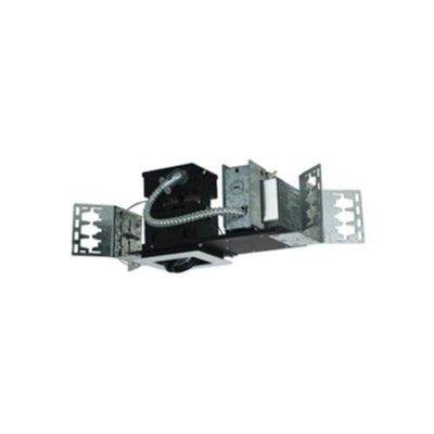 Jesco Lighting MMGMH1639-1EWB Mini Modulinear Directional Lighting for New Construction, Metal Halide 39W MR16 1-Light Linear, Black Interior with White Trim