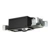 Jesco Lighting MYMH3870-2EWB Modulinear Directional Lighting, Adjustable Yoke Metal Halide 70W PAR38 2-Light Linear, Black Interior with White Trim view 1