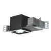 Jesco Lighting MYP38-1WB Modulinear Directional Lighting, Adjustable Yoke PAR38 1-Light Linear, Black Interior with White Trim view 2
