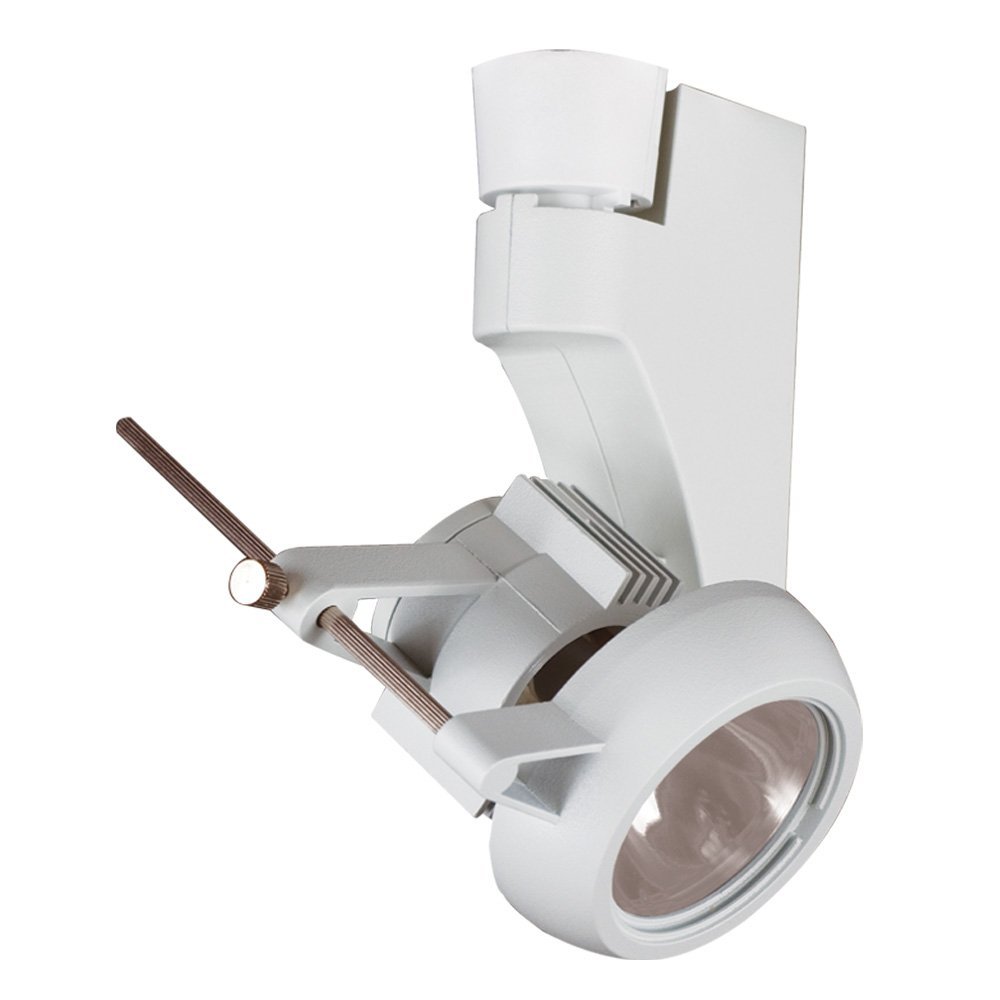 Jesco Lighting HMH270T4GUSP20W Contempo 270 Series Metal Halide Track Light Fixture, T4GU 12-Degree Spot, 20 Watts, White Finish