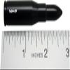 VMS Racing 223 Cal Caliber Black Bullet 3" inch Antenna Heavy Gauge Billet Aluminum Short Compatible with Honda Si 2002-2005 EP3 view 2