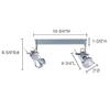 Jesco Lighting HMH902P20201W Contempo 902 Series Metal Halide Track Light Fixture, PAR20, 20 Watts, White Finish view 3