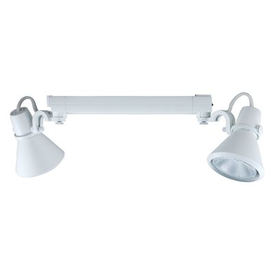 Jesco Lighting HMH904P3870-S Contempo 904 Series Metal Halide Track Light Fixture, PAR38, 70 Watts, Silver Finish