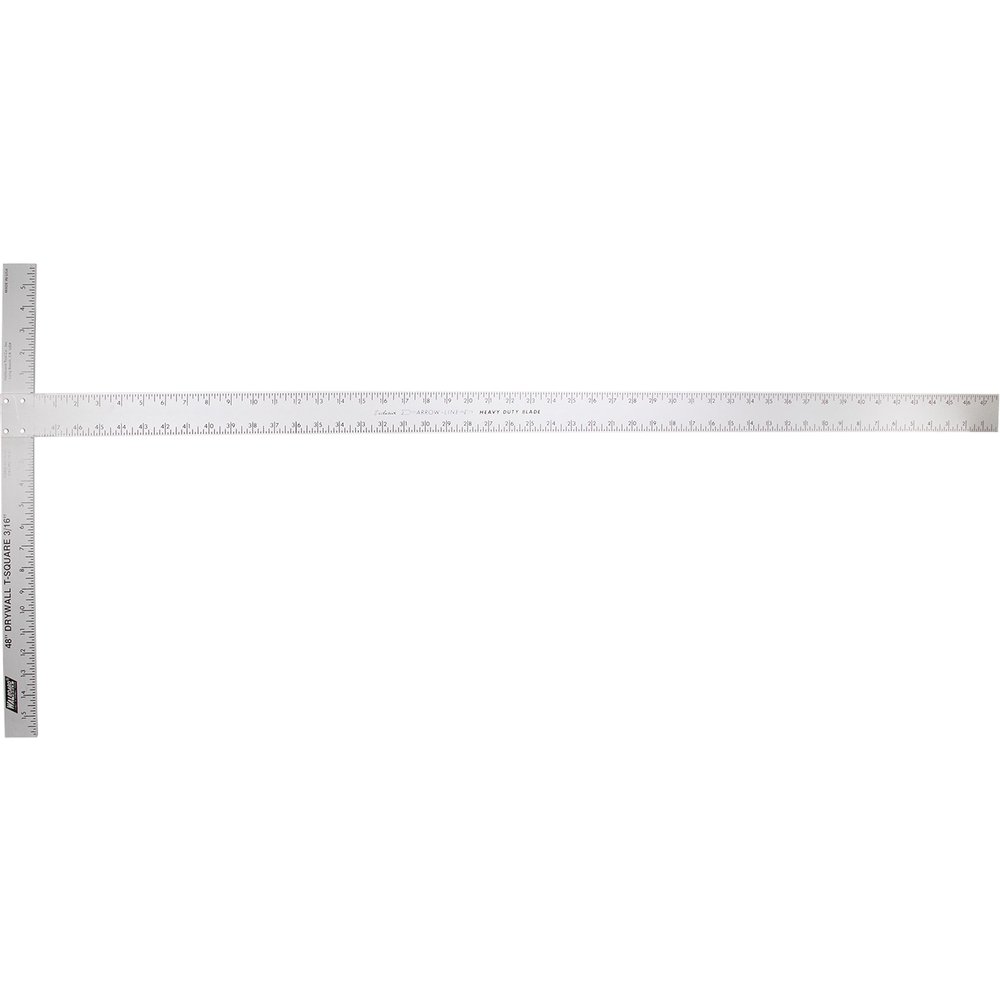 WAL-BOARD TOOLS Standard Drywall T-Square, 5 Millimeter Blade, 1216 Millimeter Size, Made In The USA, 009-001
