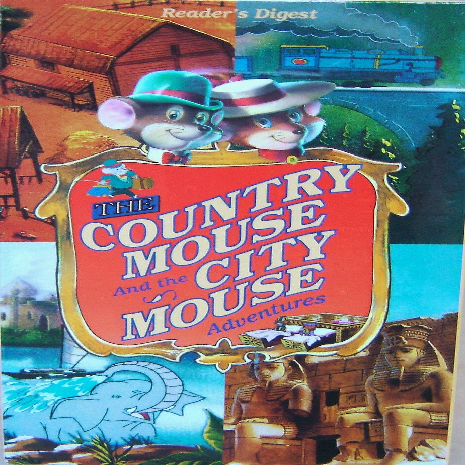 The Country Mouse and the City Mouse Adventures VHS Video 4 Episodes (Adventures on the Orient Express, To Catch a Tiger by the Tail, The Mystery of the Mouse Pharaohs Tomb & Outback Down Under)