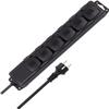 6-Way Distribution Board for Outdoor use Black view 1