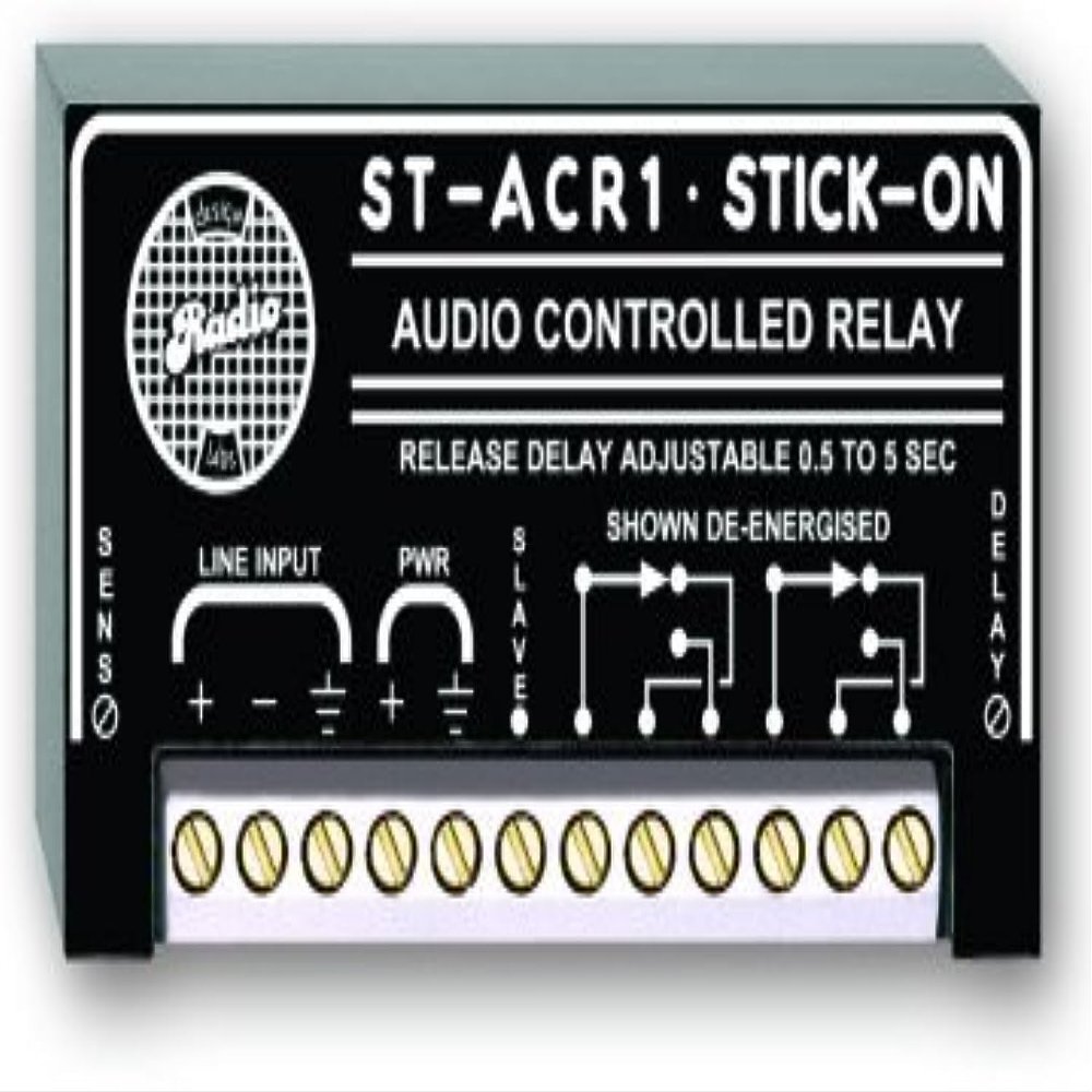 Radio Design Labs RDL Line-Level Controlled Relay - 0.5 to 5 s Delay (ST-ACR1)
