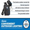 Westek Outdoor Remote Control Outlet Switch Kit with Wireless Receiver (RFK326LC) , Black view 4