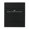 Leviton HKSWP-E Hospitality Key Card Switch Faceplate, Ebony view 1