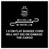 Masterlock 120 cm Twin Wire Flat Bungee - Dark Blue view 3