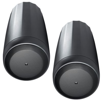 JBL Professional C65P/T Compact Full-Range Hanging Pendant Speaker, 8 Ohm or 70V, 5.25-Inch. Black, Sold as Pair