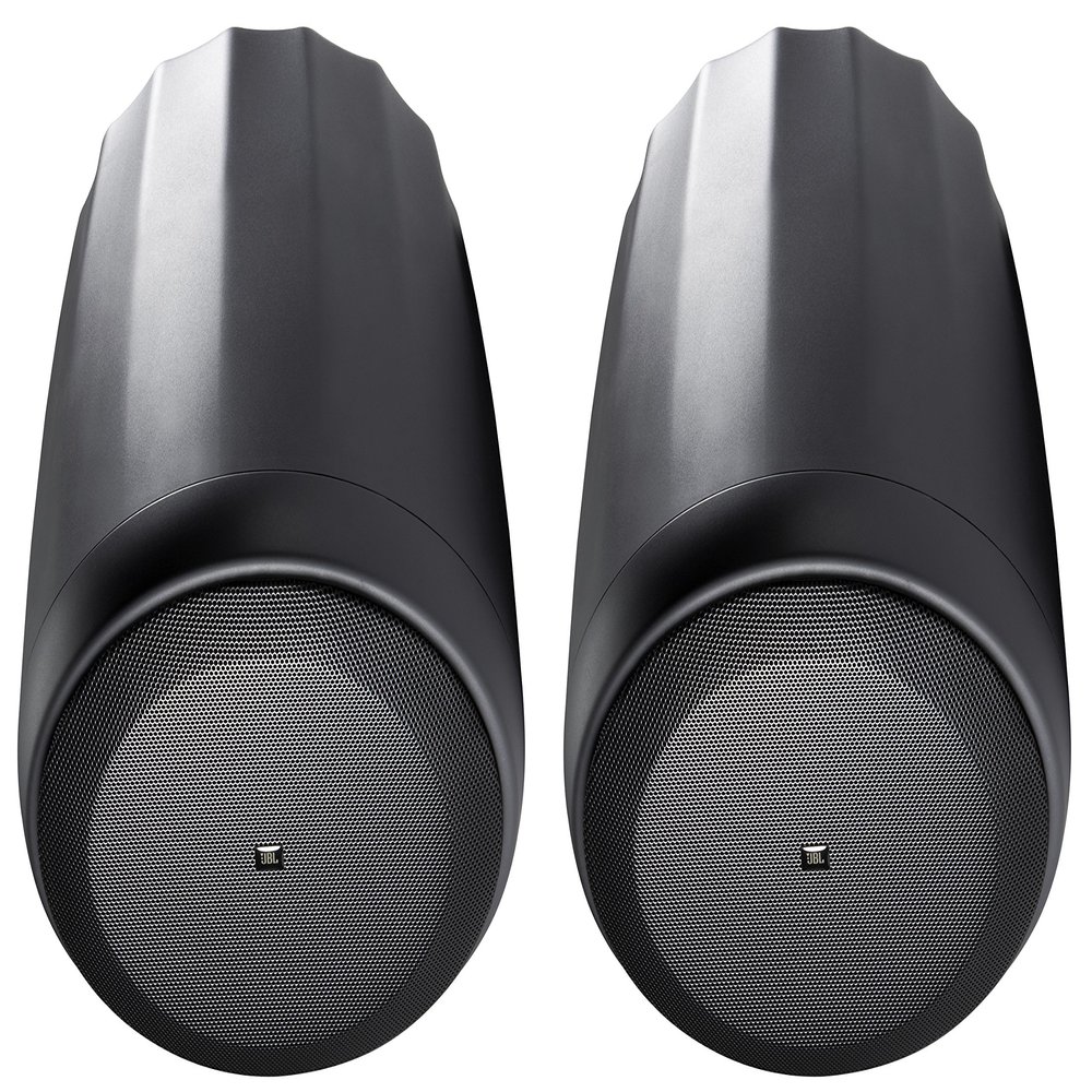 JBL Professional C67HC/T 6.5-Inch Narrow 75 Coverage High Ceiling Hanging Pendant Speaker, Black, Sold as Pair