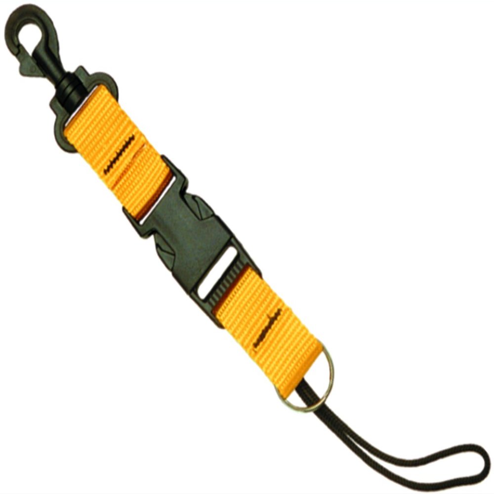 Innovative Split-Ring Lanyard Plastic Spring Swivel (Blue)