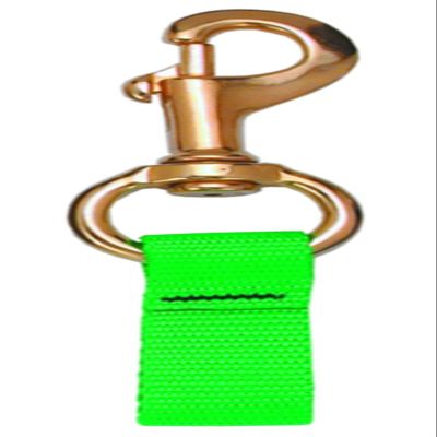 Innovative Web Loop Connector 4-1/4 Inch Brass Bolt Snap (Orange)