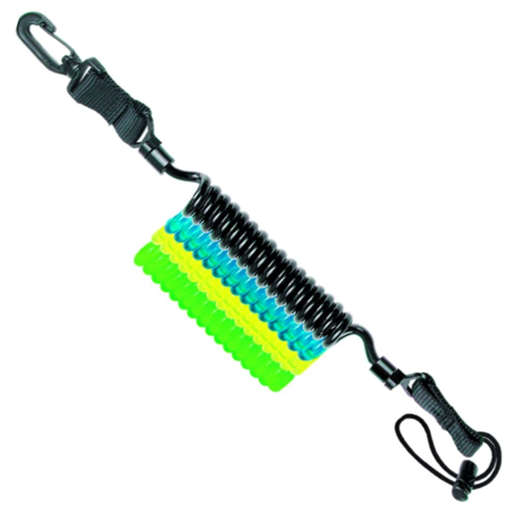 Innovative Swivel Colored Coil Lanyard (Translucent Blue)