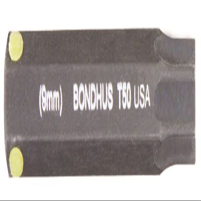 Bondhus 32050 T50 ProHold Socket Star Bit, 2"