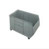Quantum Storage Systems QRB256MOBGY Rack Bins Heavy Duty Part Organizer Gray Bins 42" L x 24" W x 21" H view 1