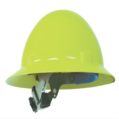 Hard Hat, Full Brim, Lime, 4-pt.Slide-Lock
