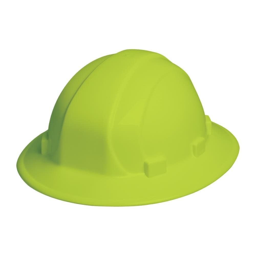 ERB Hard Hat,Type 1, Class E,Hi-Vis Green (19510), Medium