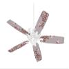 Victorian Design Red - Ceiling Fan Skin Kit fits most 42 inch fans (FAN and BLADES SOLD SEPARATELY) view 1