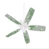 Victorian Design Green - Ceiling Fan Skin Kit fits most 42 inch fans (FAN and BLADES SOLD SEPARATELY) view 1